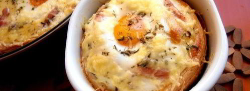 глазунья в съедобной сковородке. Шаг 19