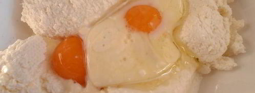 глазунья в съедобной сковородке. Шаг 6