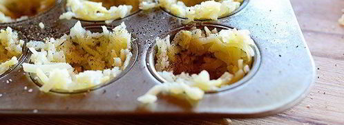 картофельные корзинки с яичницей-глазуньей. Шаг 4