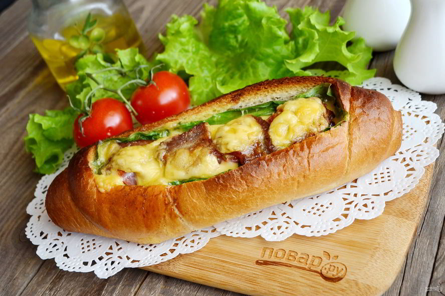 Рецепт сказочной булки с яичницей внутри