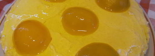 торт яичница с персиками. Шаг 10