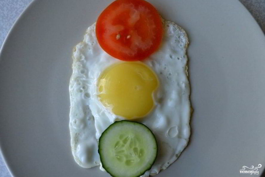 Рецепт яичницы для детей