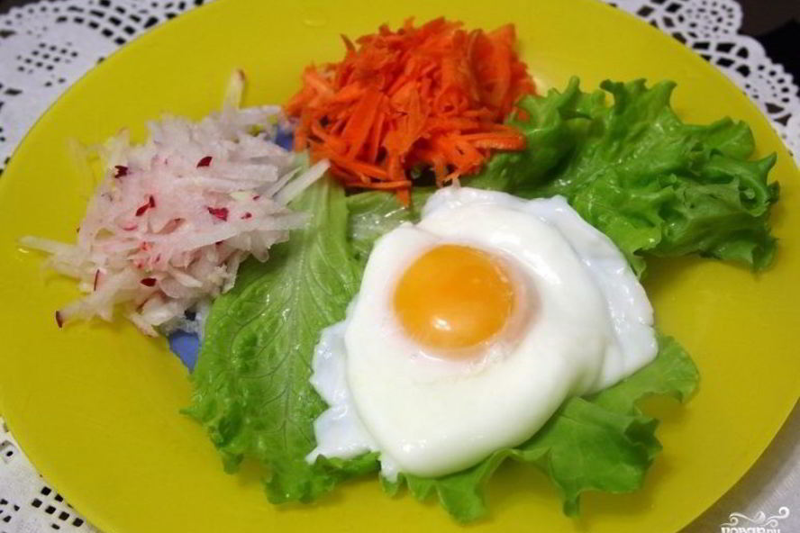 Рецепт яичницы на воде