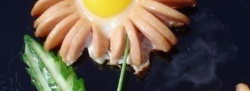 яичница ромашки. Шаг 4