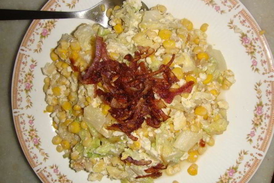 Рецепт яичницы с чили