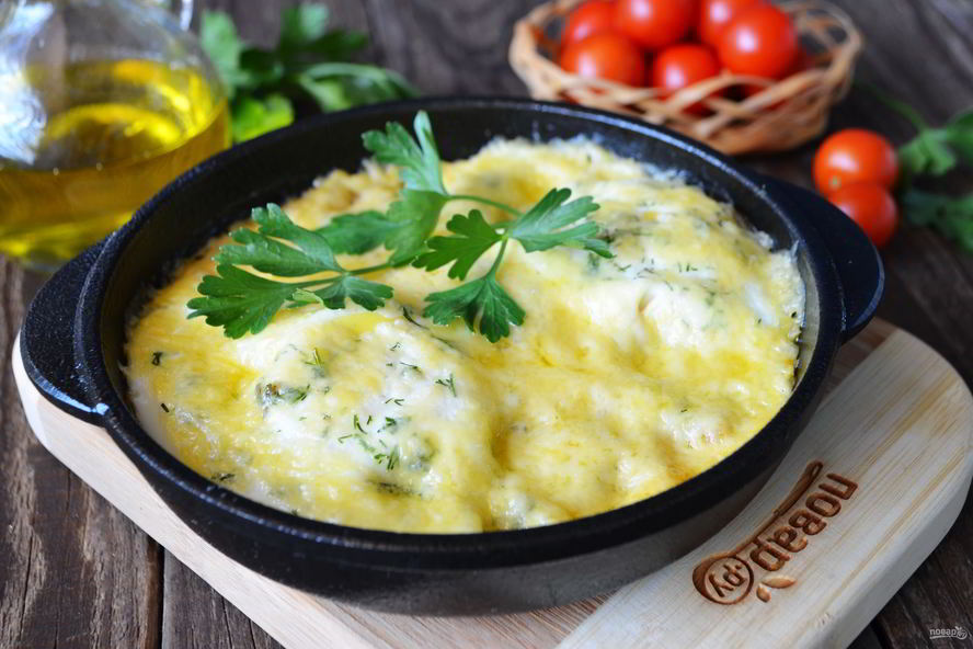 Рецепт яичницы с кабачками и помидорами