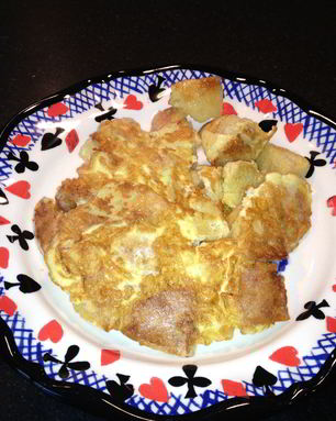 Яичница с хлебами