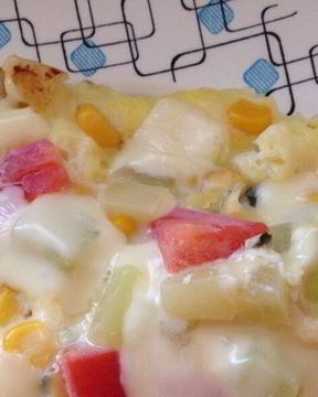 Яичница с овощами