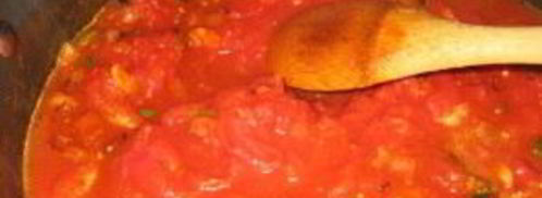 яичница с томатной пастой. Шаг 3