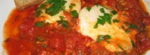 яичница с томатной пастой. Шаг 5