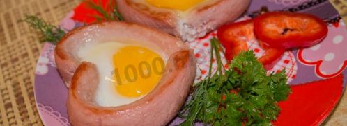 яичница сердечком с сосиской. Шаг 12