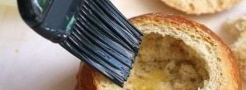 яичница в хлебном горшочке. Шаг 3