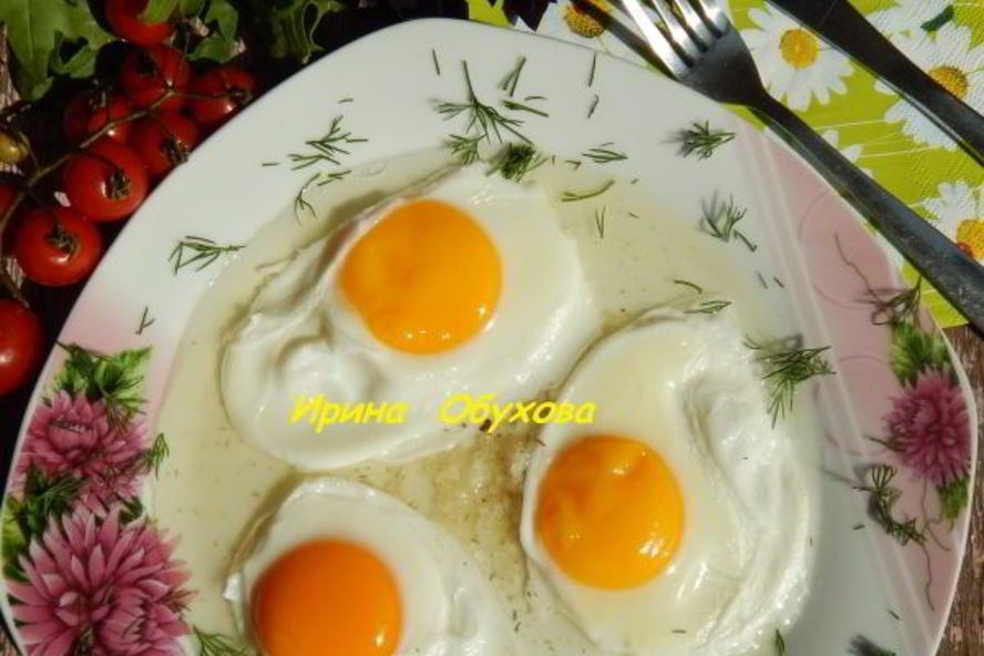 Рецепт яичницы в воде