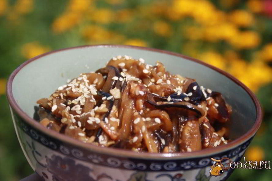 Рецепт закуски баклажановой лапша в мультиварке