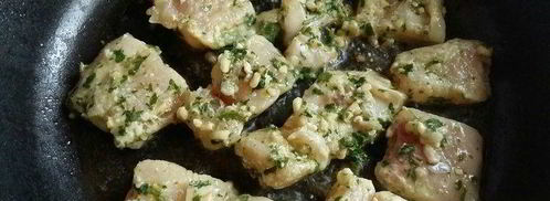 закуска из кабачков с рыбой на шпажках. Шаг 10