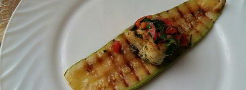 закуска из кабачков с рыбой на шпажках. Шаг 11