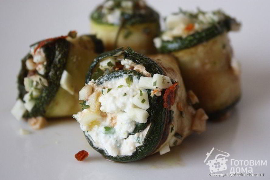 Рецепт закуски из цуккини с фетой