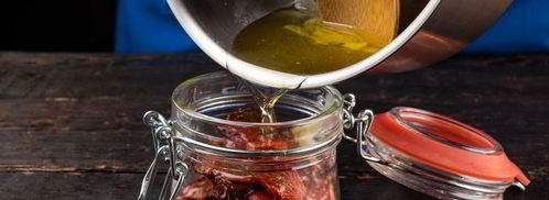 закуска с джерки и томатами. Шаг 6