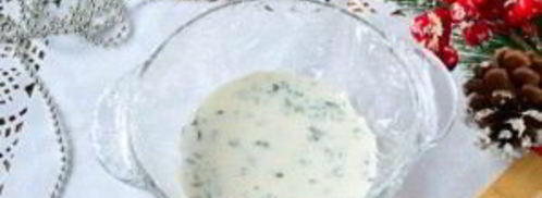 двухцветное заливное с ветчиной и маринованными огурцами. Шаг 7