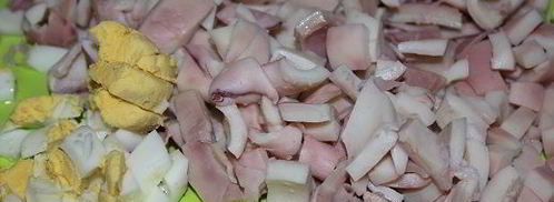 новогоднее заливное из кальмаров. Шаг 7