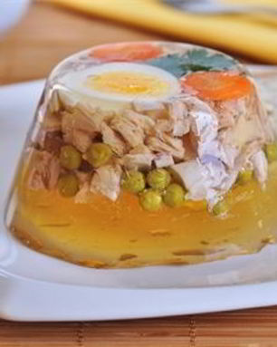 Слоеное заливное