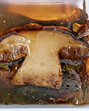 Заливное из белых грибов