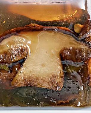 Заливное из белых грибов