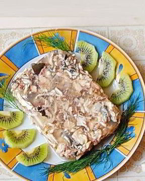 Заливное из голов толстолоба