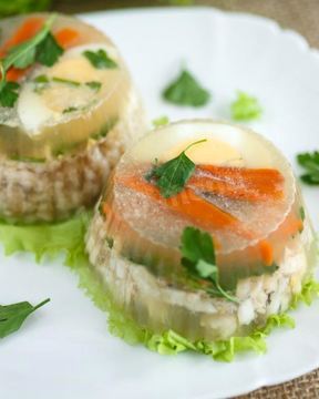 Заливное из окуня