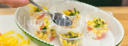 заливное из овощей с сыром моцарелла. Шаг 4