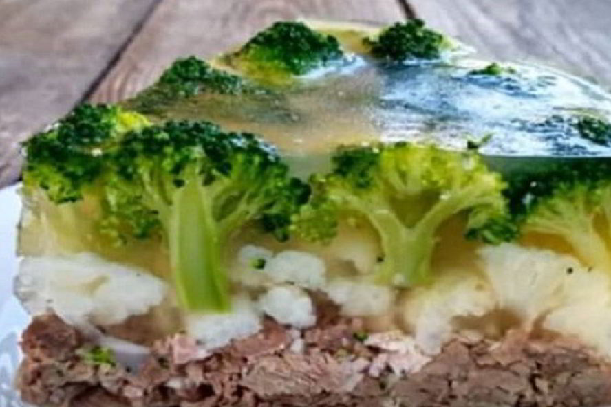 Рецепт заливного с брокколи