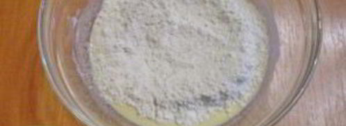 заливное тесто на кефире. Шаг 4