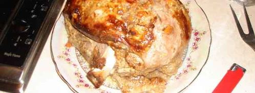 запеченая свинина, маринованая в кефире. Шаг 31