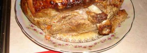 запеченая свинина, маринованая в кефире. Шаг 33