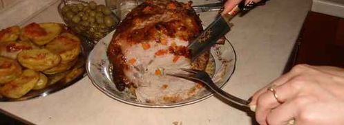 запеченая свинина, маринованая в кефире. Шаг 35