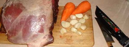 запеченая свинина, маринованая в кефире. Шаг 11