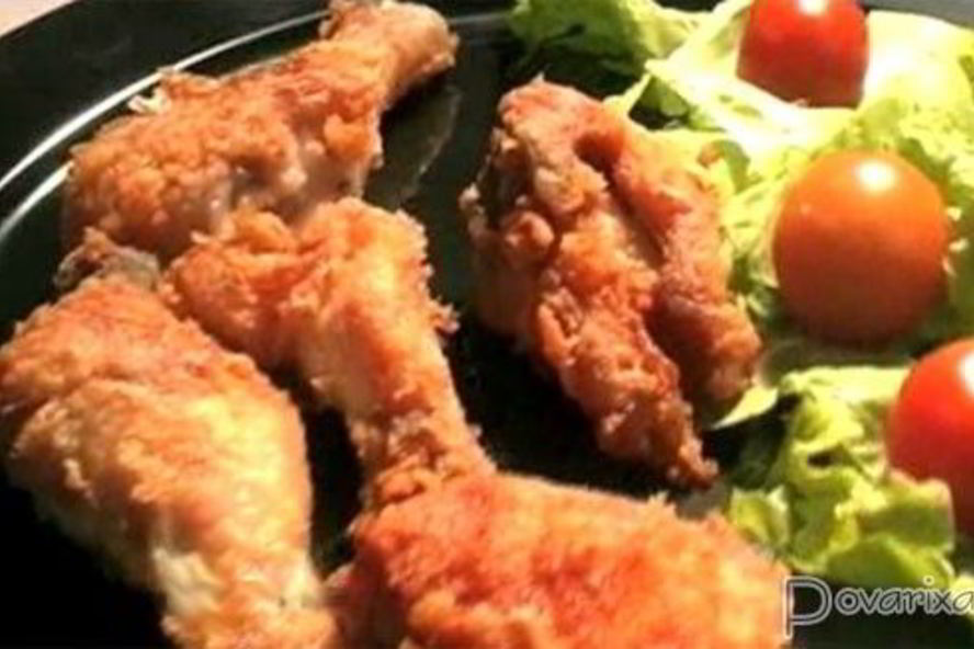 Рецепт жареной маринованной курицы