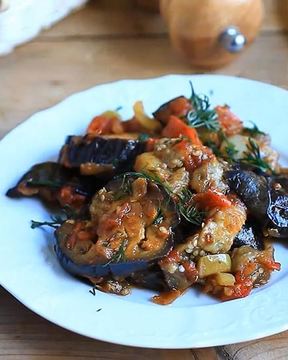 Жареные сушеные баклажаны