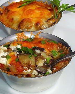 Баклажановый жульен