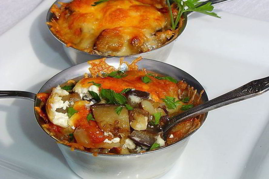 Рецепт баклажанового жульена