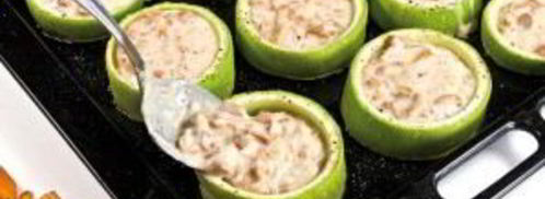 грибной жульен в кабачковых кокотницах. Шаг 8