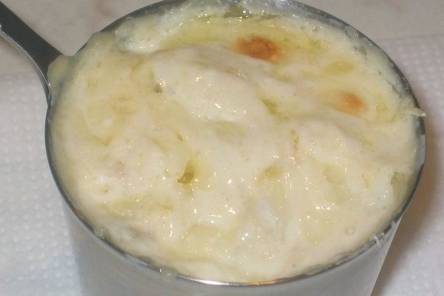 Рецепт сливочного жульена из белых грибов без муки