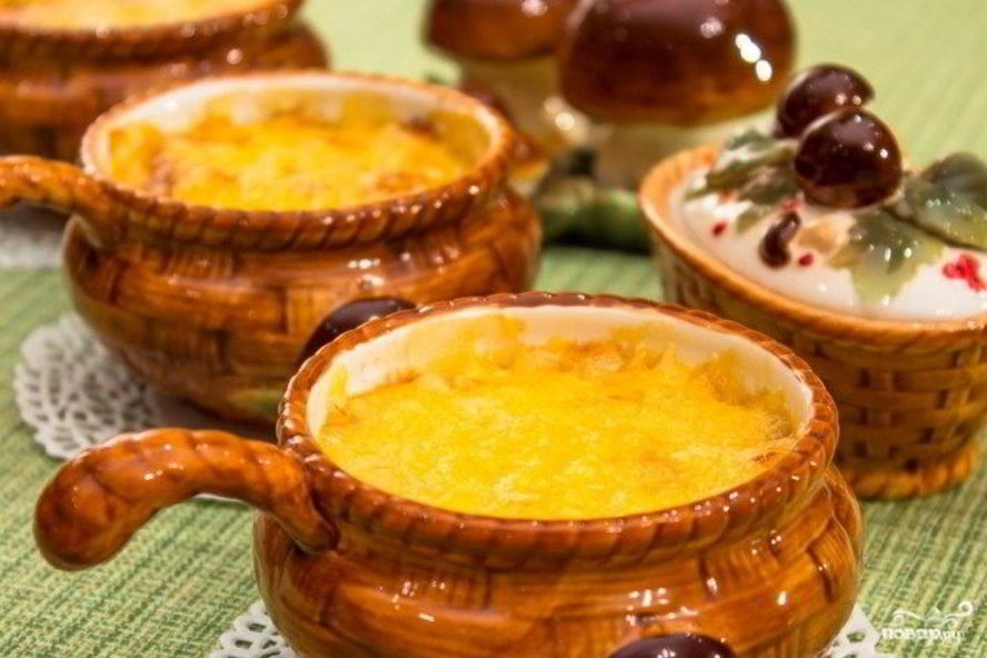 Рецепт жульена грибного с курицей