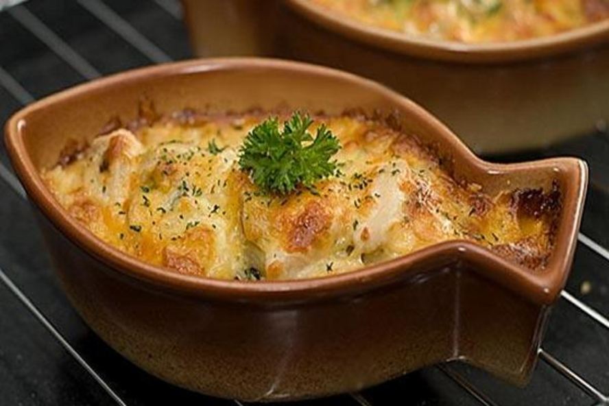 Рецепт жульена из кальмаров с шампиньонами