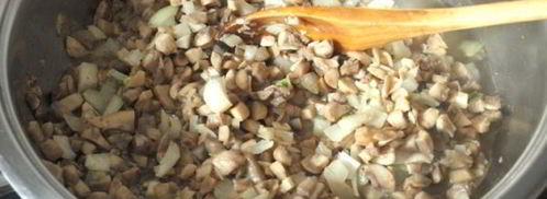 жульен из шампиньонов в булочке. Шаг 4