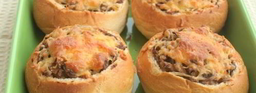 жульен из шампиньонов в булочке. Шаг 8