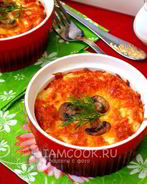 Жульен с грибами и сыром