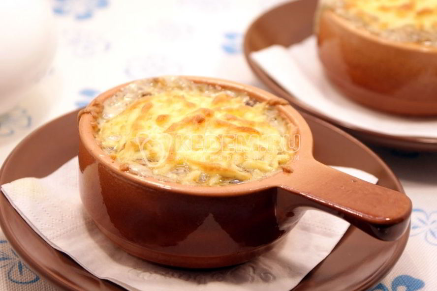 Рецепт жульена с грибами в духовке