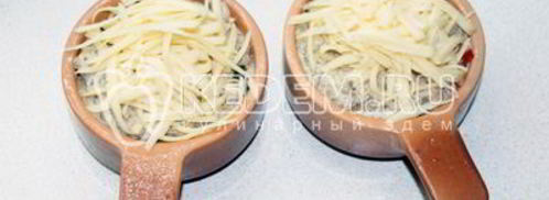 жульен с грибами в духовке. Шаг 5