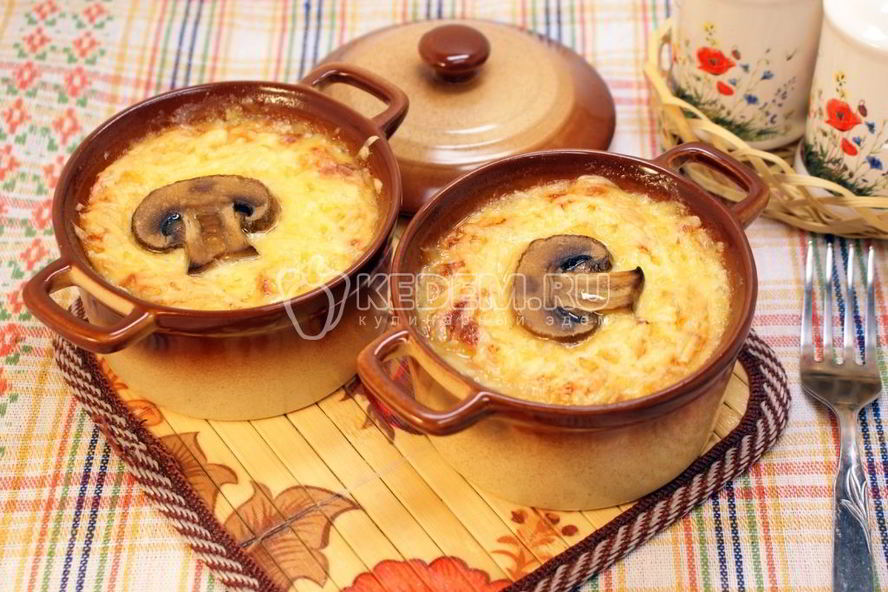 Рецепт жульена с грибами